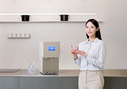 삼성전자, '8kg 얼음량' 비스포크 AI 얼음정수기 출시