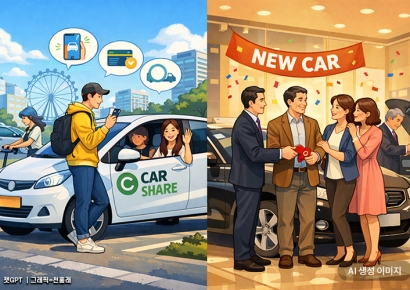 할아버지 '새 차' 뽑을 때 손자는 '공유차' 탔다…2030 신차등록 '10년 이래 최저'