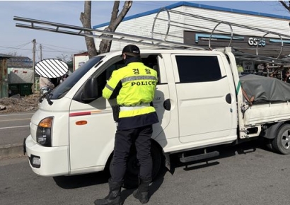 평동산단 불법 화물차 무더기 덜미…50건 적발