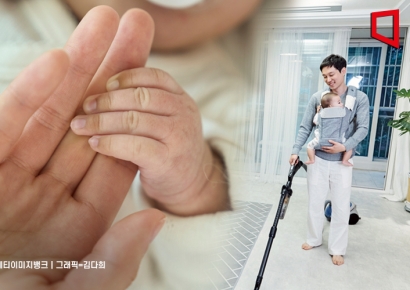 아빠 육아휴직 60% 증가… 일·가정 양립제도 이용 '역대 최대'