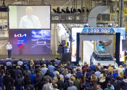 기아 조지아, 누적 생산 500만대 돌파…하이브리드 모델 생산 개시