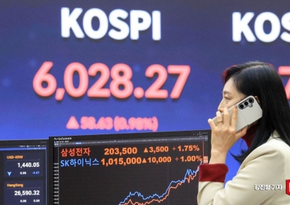 [포토] '6천 돌파한 코스피'