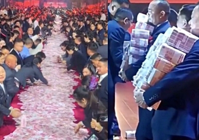 '370억 성과급 벼락' 맞은 직원들…125억 쌓아 놓고 "지폐 센 만큼 가져가라"