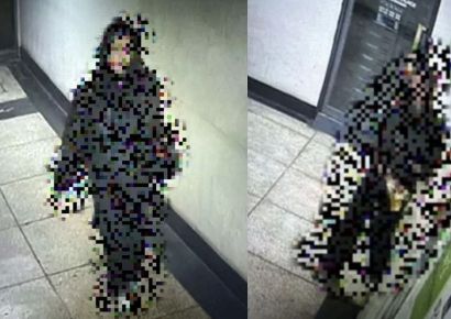 젊은 여성이 한밤중 '용변 테러' 후 줄행랑…CCTV 공개에 '시끌'