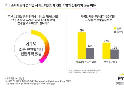 EY컨설팅 "韓 소비자, 인터넷 서비스사 차별성 못 느껴"