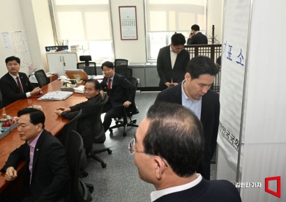 [포토] TK 통합법, 경북 무기명 투표 찬성…대구도 전원 찬성