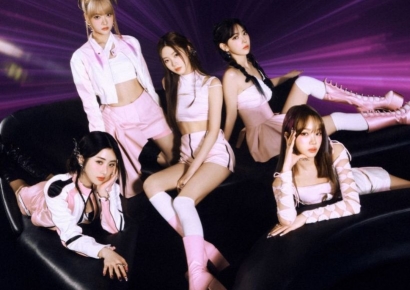 르세라핌 '퍼펙트 나이트', 日 레코드협회 '더블 플래티넘' 인증