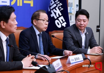 [포토] 민주당 공관위, 우상호 강원지사 후보로 단수 공천