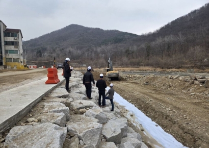 경기도, 15개 시군 지방하천 건설현장 '해빙기 합동 안전점검' 실시