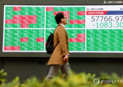 美 이란 공습에 아시아 증시 하락…日 2.7%↓·홍콩 1.2%↓