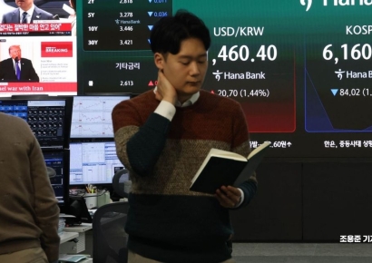 [포토] 미·이란 전쟁에 2%대 급락한 코스피