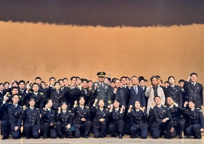 경남대, 제141학생군사교육단 승급·입단식 거행