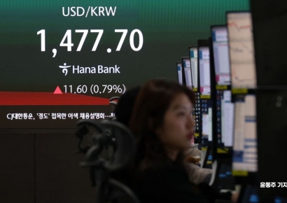 [포토] 환율 1,480원 육박