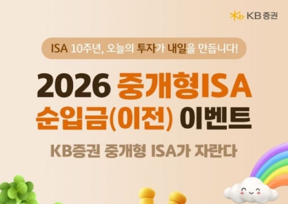 KB증권, 중개형 ISA 자산 5조원 돌파 기념 이벤트 실시