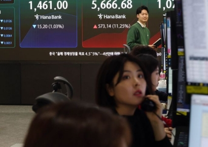 [포토] 분주한 딜링룸