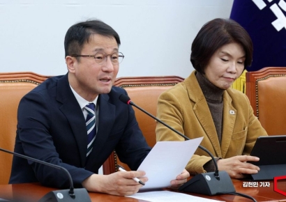 [포토] 與 한병도 "국힘, '尹 어게인' 집회 혈안…국회 운영 협조하라"