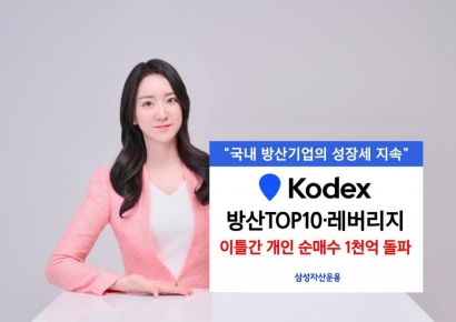 KODEX 방산 ETF 2종, 이틀간 개인 순매수 1000억 돌파