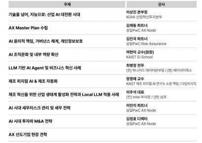 삼일PwC, 산업지능화 CAXO 최고위과정 1기 모집