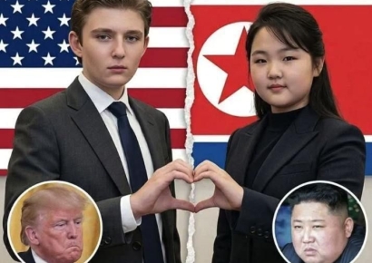 "가장 간단한 세계 평화 해결책?" 트럼프 아들·김정은 딸 결혼 밈에 들썩