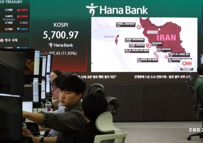 [포토] 미,이란 전쟁후 반등한 코스피
