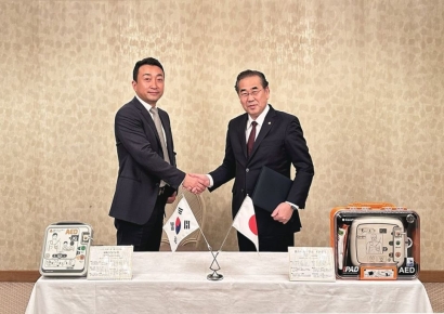 씨유메디칼, 日라미코와 AED 1만대 계약…4년 연속 물량 확대