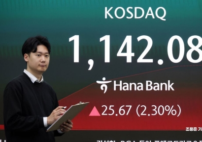 [포토] 연 이틀 상승하고 있는 코스닥