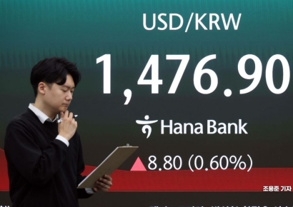 [포토] 상승하고 있는 원/달러 환율