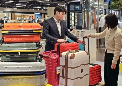 프렌치 감성 여행… 신세계 센텀시티, 캐리어 브랜드 ‘델시’ 선봬