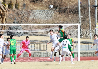 금산인삼 FC, 문슬범 멀티골 폭발 '창단 데뷔전' 승리