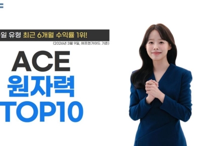 한투운용 'ACE 원자력TOP10', 원자력 ETF 중 6개월 수익률 1위