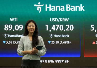 [포토] 트럼프 종전 임박 발언에 유가 안정 '코스피 매수 사이드카'