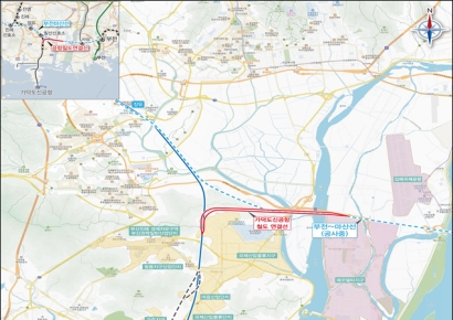 울산∼가덕도 90분 시대… 신공항 철도연결선 구축사업 확정