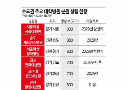 병상 규제에도…수도권 대학병원 '4300병상' 분원 러시