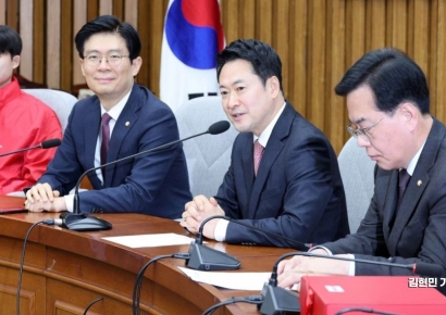 [포토] 지역발전 영입 인재 환영식 발언하는 장동혁 대표