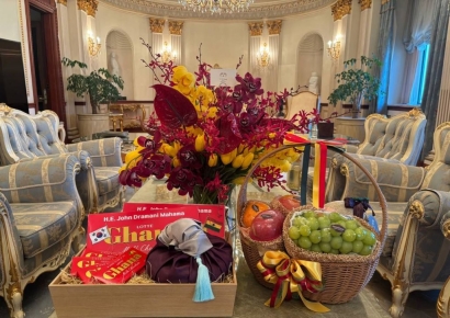 李대통령, 가나 대통령과 정상회담…특별 선물로 '가나 초콜릿'