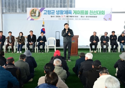 고령군, 생활체육 게이트볼 친선대회 성황