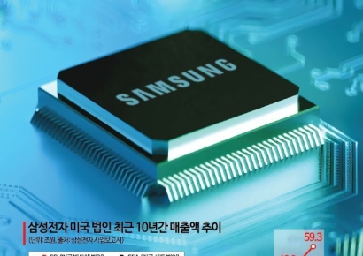 삼성 美 반도체 매출, 세트 2년 연속 역전…AI 열풍 속 소비재에서 '인프라 기업'으로