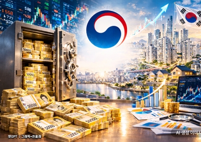 부동산·증시 활황에 1월 나라살림 11조원 흑자…벚꽃추경 실탄 '차곡차곡'
