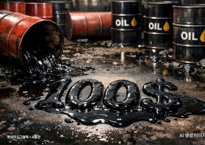 유가 '장중 100달러 돌파'…IEA, 4억배럴 방출 무색