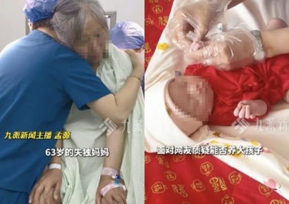 "이 아이가 없었다면"…외아들 잃고 63세에 시험관으로 딸 출산