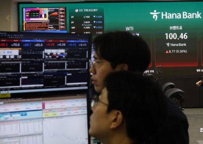 [포토] 긴장감 흐르는 딜링룸