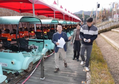 육동한 시장, 봄맞이 관광시설 현장 점검…"안심 관광 환경 조성"