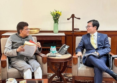 여한구, 인도 통상장관 회담…한·인도 CEPA 개선 협상 가속