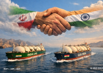 "가스선 두 척 무사히 통과했다" 호르무즈 봉쇄 '대화'로 푼 인도