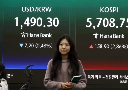 [포토] 원/달러 환율 하락, 코스피 상승 출발