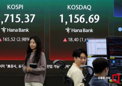 [포토] 5700선 회복한 코스피