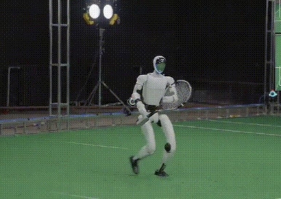 '인간과 20번 이상 랠리' 테니스 치는 로봇 등장…포어핸드 샷 성공률 90%