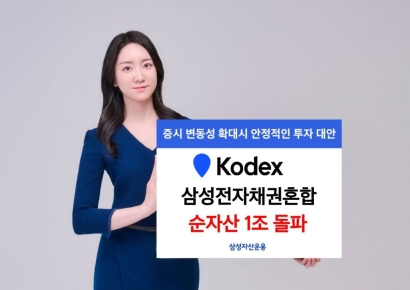 삼성운용, KODEX 삼성전자채권혼합 ETF 순자산 1조 돌파