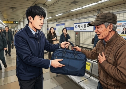 "전세금 5000만원 들어 있었는데"…지하철역에 두고 간 가방, 역무원이 찾아줬다 