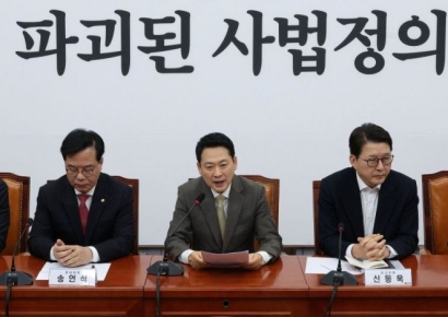 [포토] 장동혁 “검찰개혁, 최소한 안전장치마저 삭제…최악의 악”